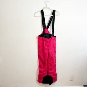 Kjus Girls Silica Snow Pants Pink Black Size 14 Skiing Snowboarding